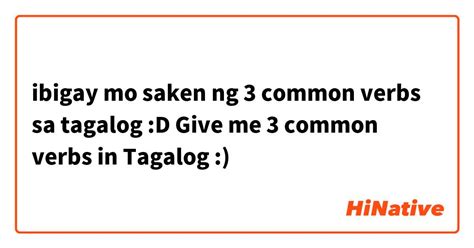 Ibigay in English: Definition of the Tagalog verb ibigay.